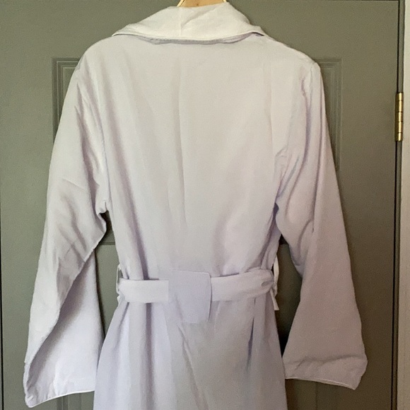 H2 Home Collection Microfiber Spa Robe in White Size Small-Medium - Picture 6 of 9